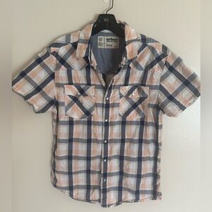 Men’s Urban Pipeline Short Sleeve Shirt Medium Square W/Colors